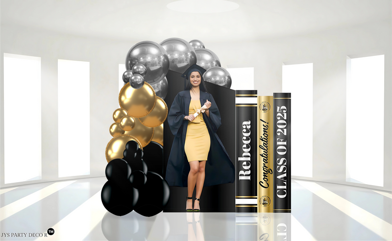 Personalized Graduation Backdrop Photo Board – JYS Party Decor