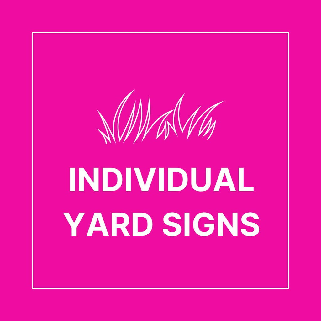 Singles - Yard Card Signs by JYS International