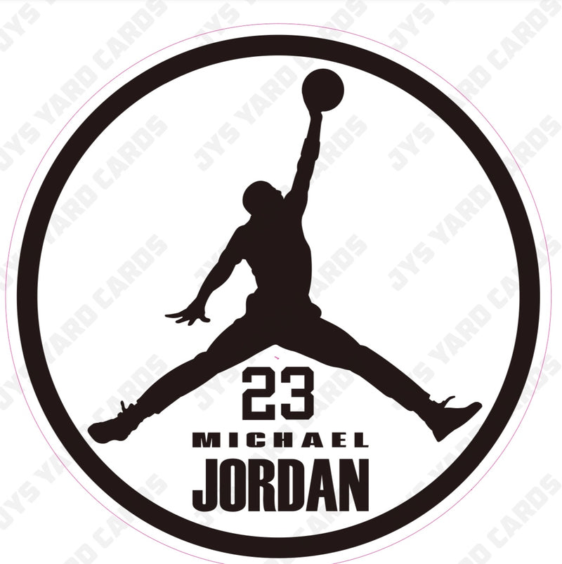 AIR JORDAN SIGN - Yard Card Signs by JYS International