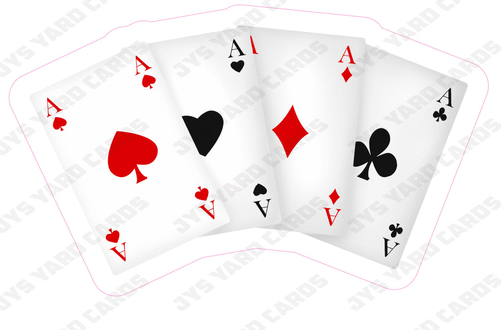 PLAYING CARDS - Yard Card Signs by JYS International