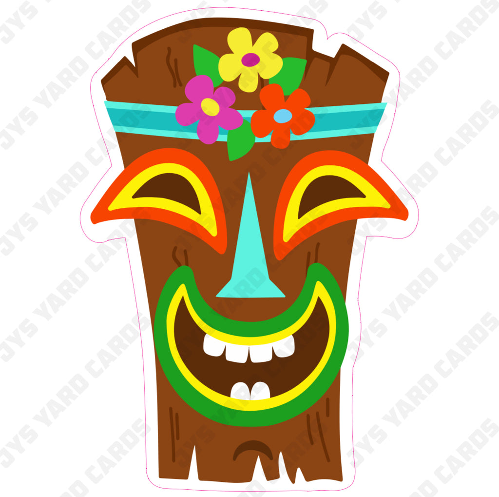 TIKI MASK - Yard Card Signs by JYS International