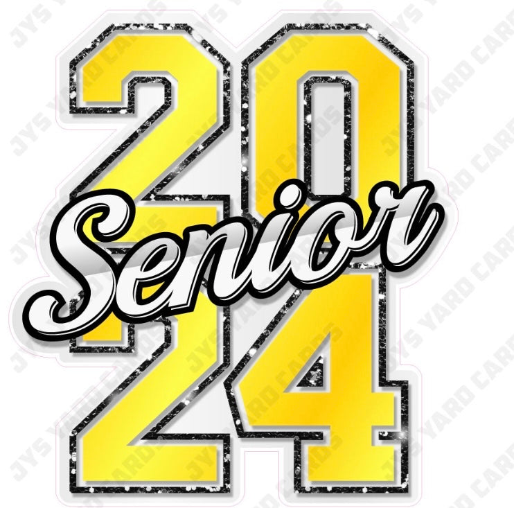 2024 Senior Keepsake: Pick Your Colors - Yard Card Signs by JYS International