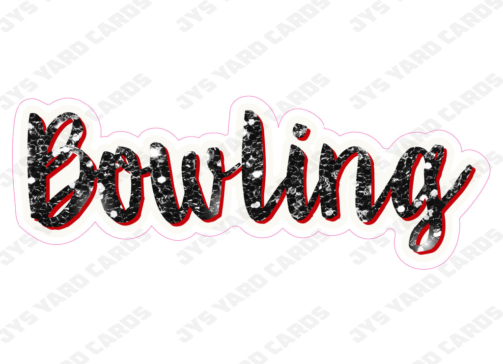 BOWLING - Yard Card Signs by JYS International