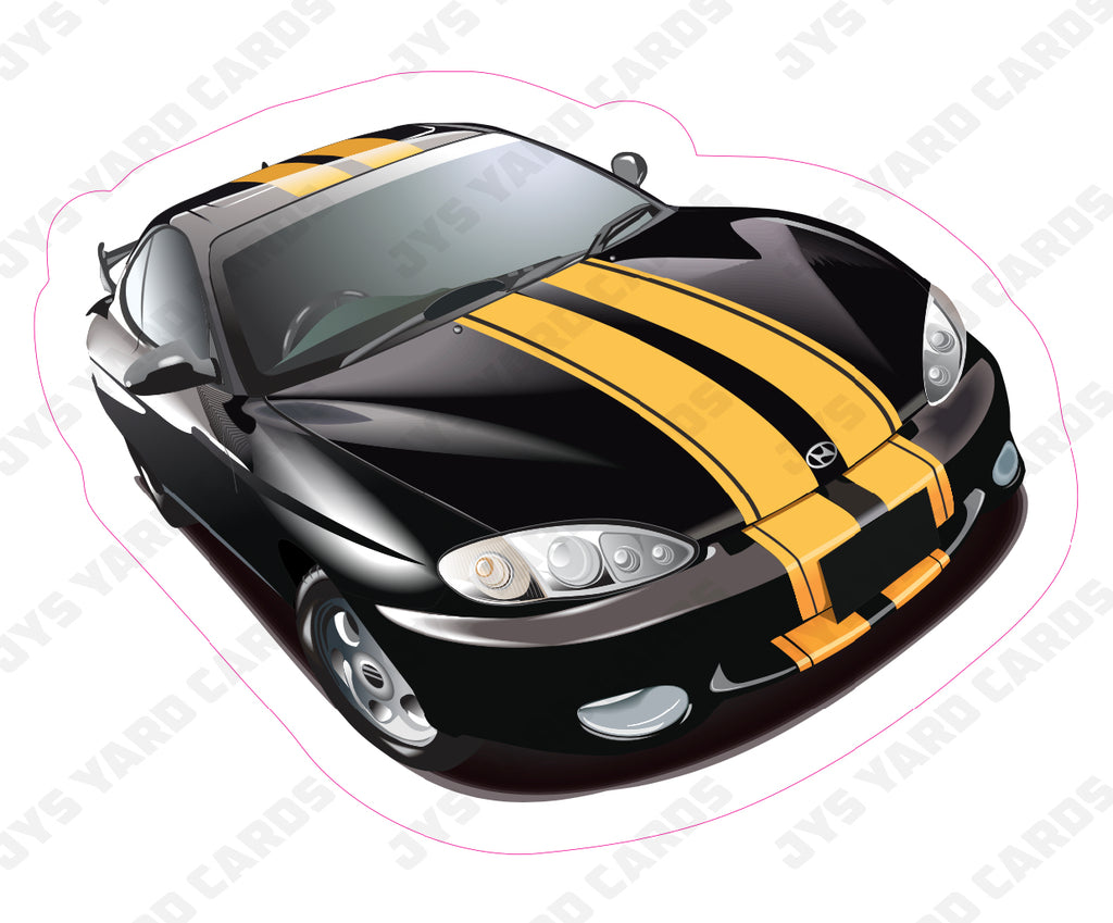 SPORTS CAR 1 - Yard Card Signs by JYS International