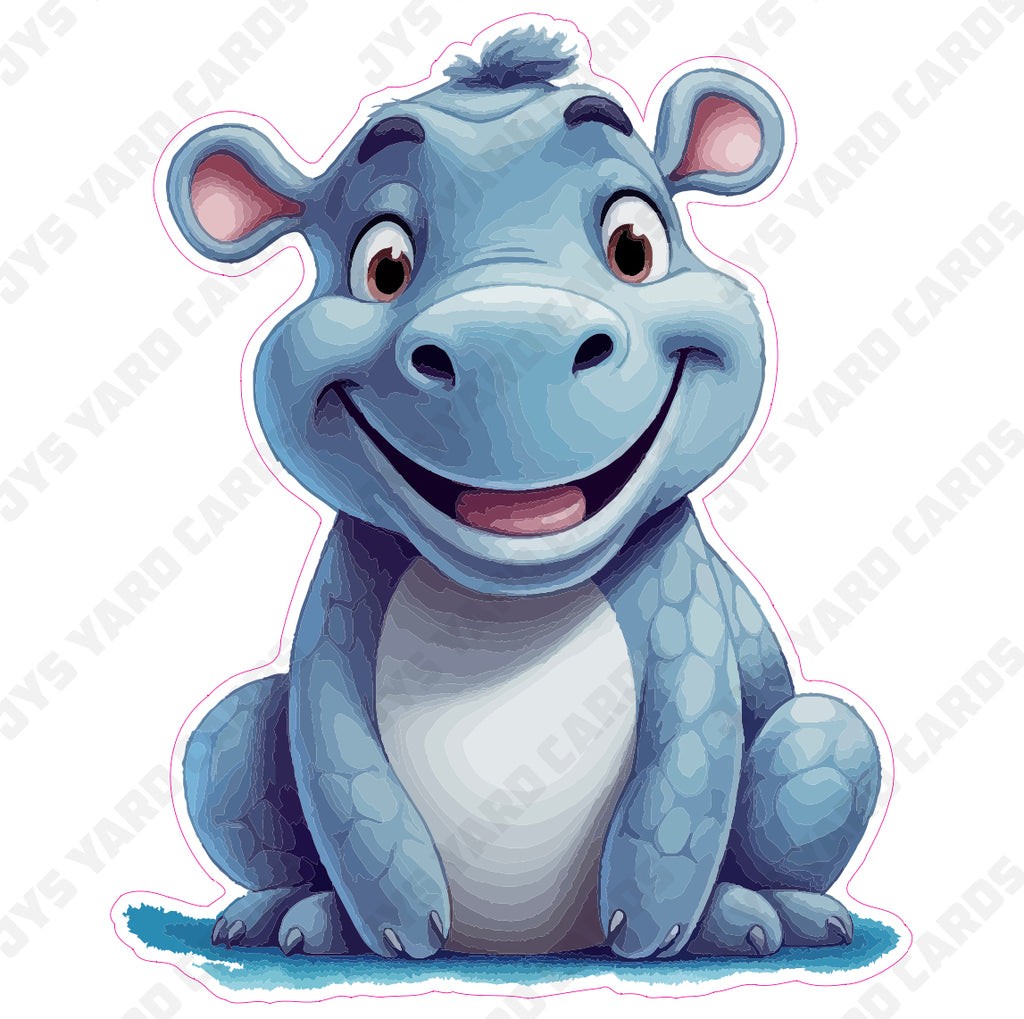 HIPPOPOTAMUS BABY - Yard Card Signs by JYS International