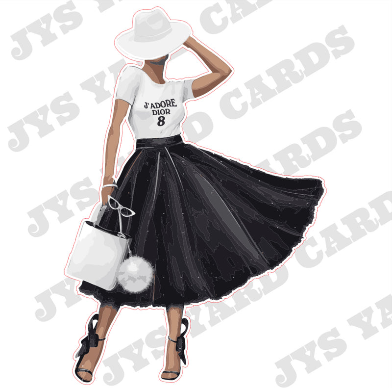 FASHION LADY - Yard Card Signs by JYS International