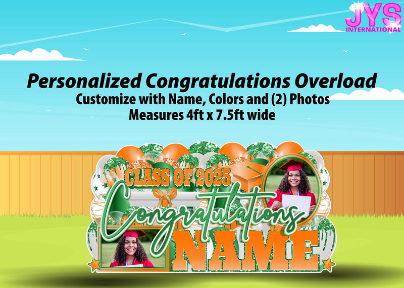 PERSONALIZED GRAD EZ FOLD: 2 SIZE OPTIONS