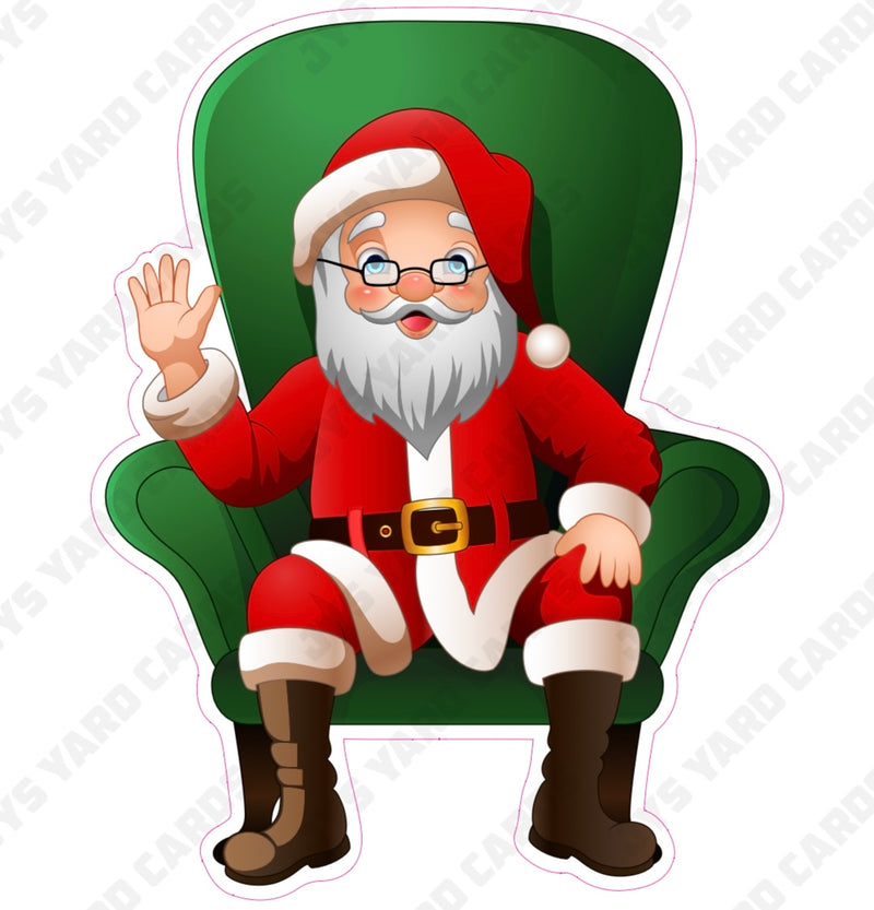 Santa’s Chair - Yard Card Signs by JYS International