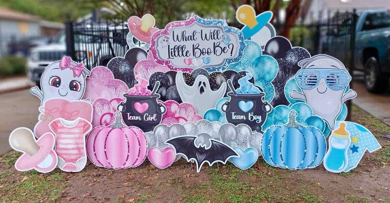 LITTLE BOO GENDER REVEAL - Yard Card Signs by JYS International