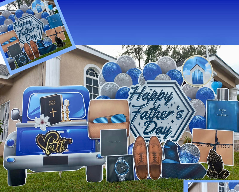 SOPHISTICATED MAN FATHER'S DAY QUICK SET - Yard Card Signs by JYS International