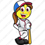 SOFTBALL CUTIE (Yellow) - Yard Card Signs by JYS International