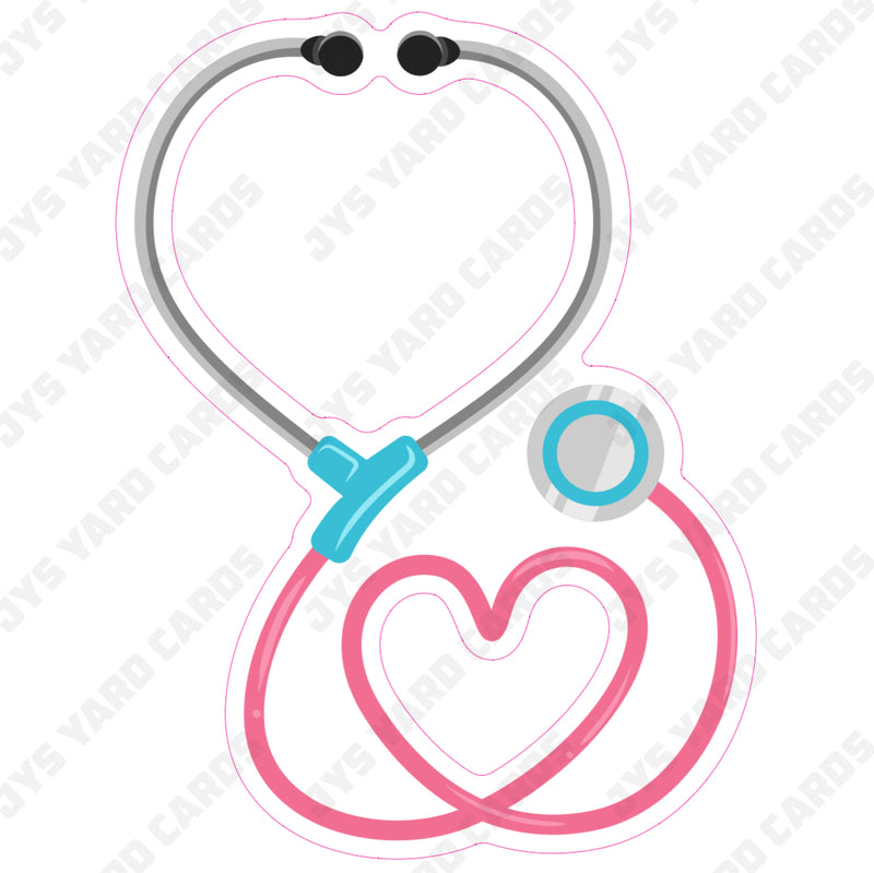 STETHOSCOPE - Yard Card Signs by JYS International