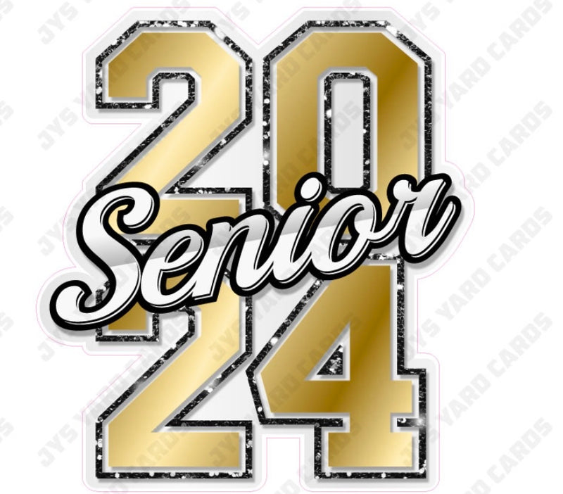 2024 Senior Keepsake: Pick Your Colors - Yard Card Signs by JYS International