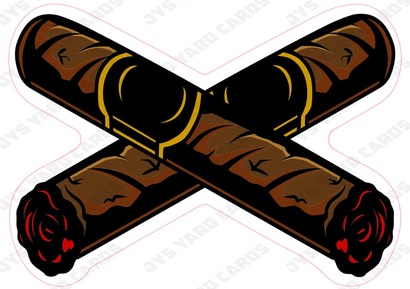 CIGARS - Yard Card Signs by JYS International