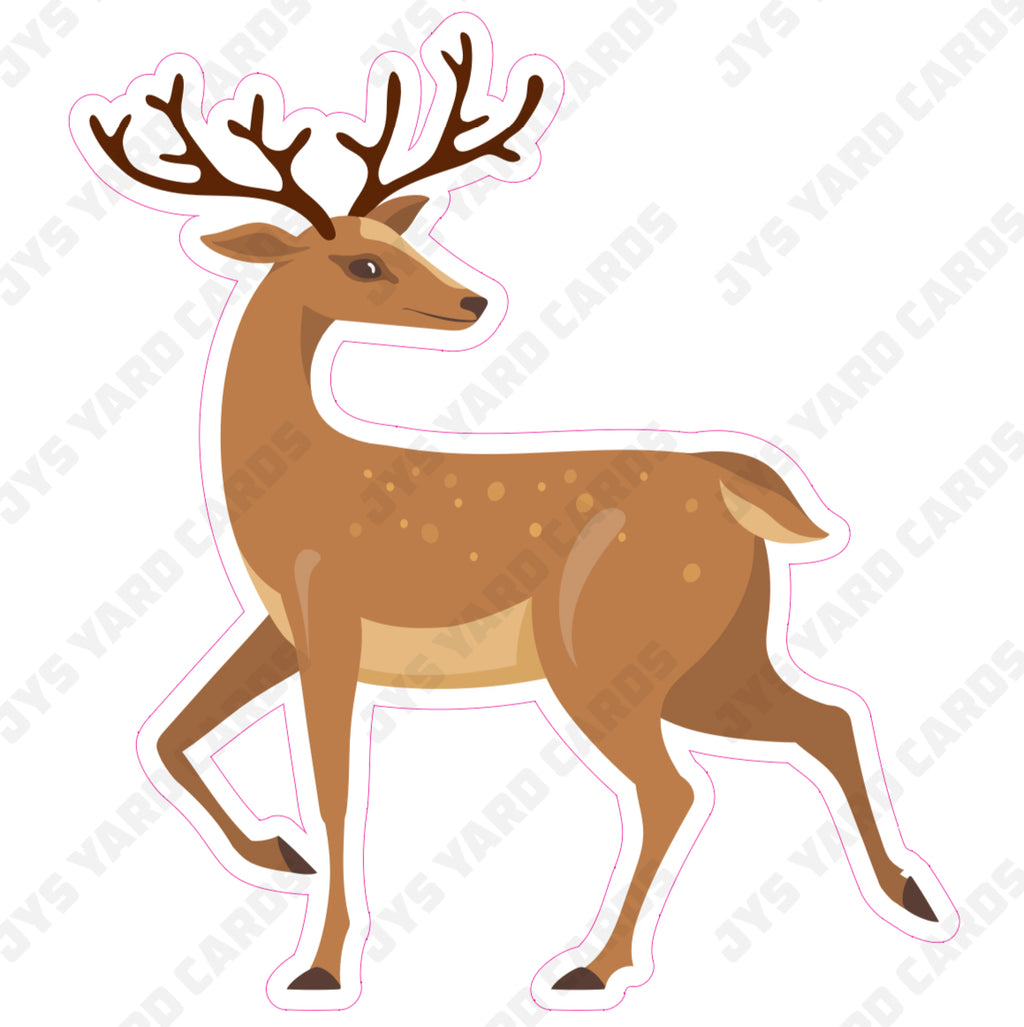 DEER - Yard Card Signs by JYS International