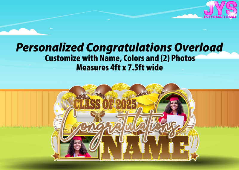 PERSONALIZED GRAD EZ FOLD: 2 SIZE OPTIONS