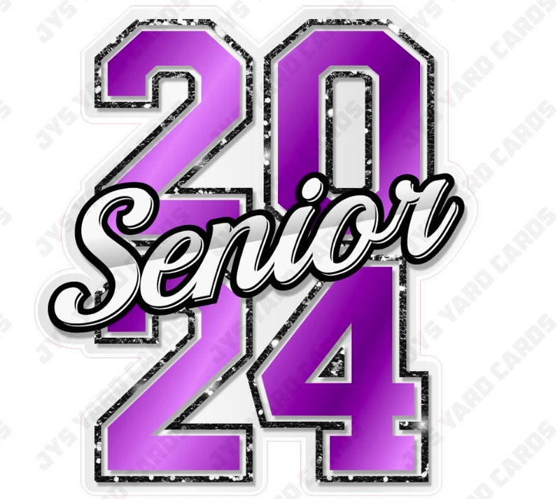 2024 Senior Keepsake: Pick Your Colors - Yard Card Signs by JYS International