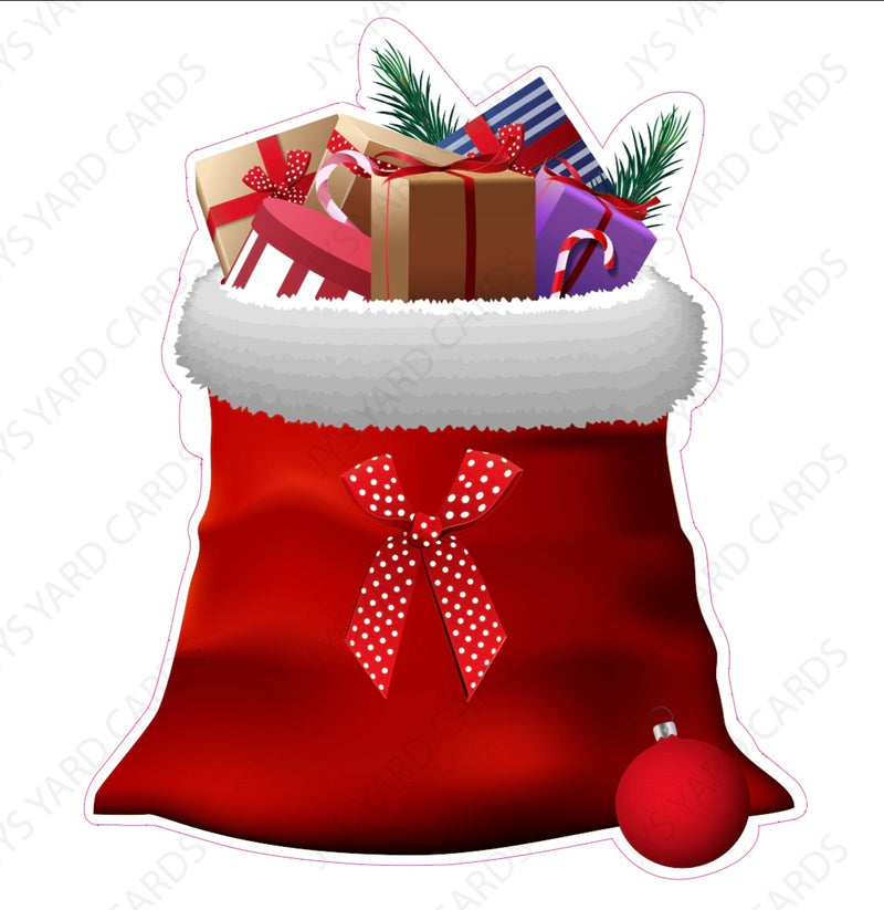 Santa’s Bag - Yard Card Signs by JYS International