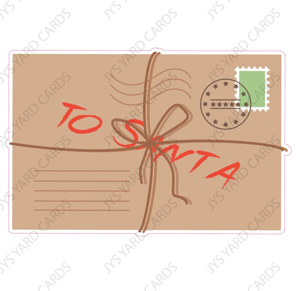 Letter to Santa - Yard Card Signs by JYS International