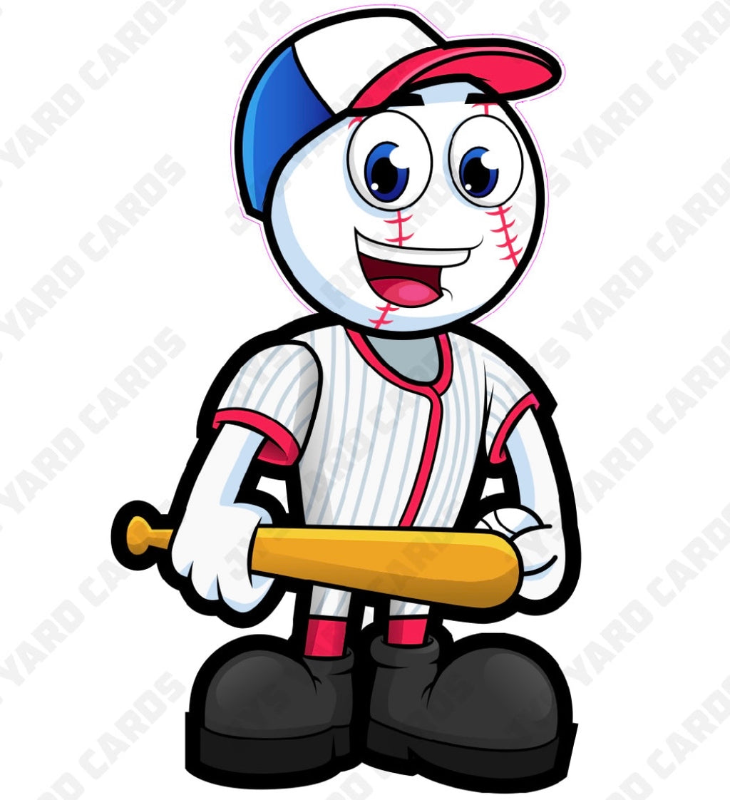 BASEBALL CUTIE - Yard Card Signs by JYS International