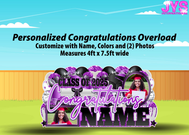 PERSONALIZED GRAD EZ FOLD: 2 SIZE OPTIONS