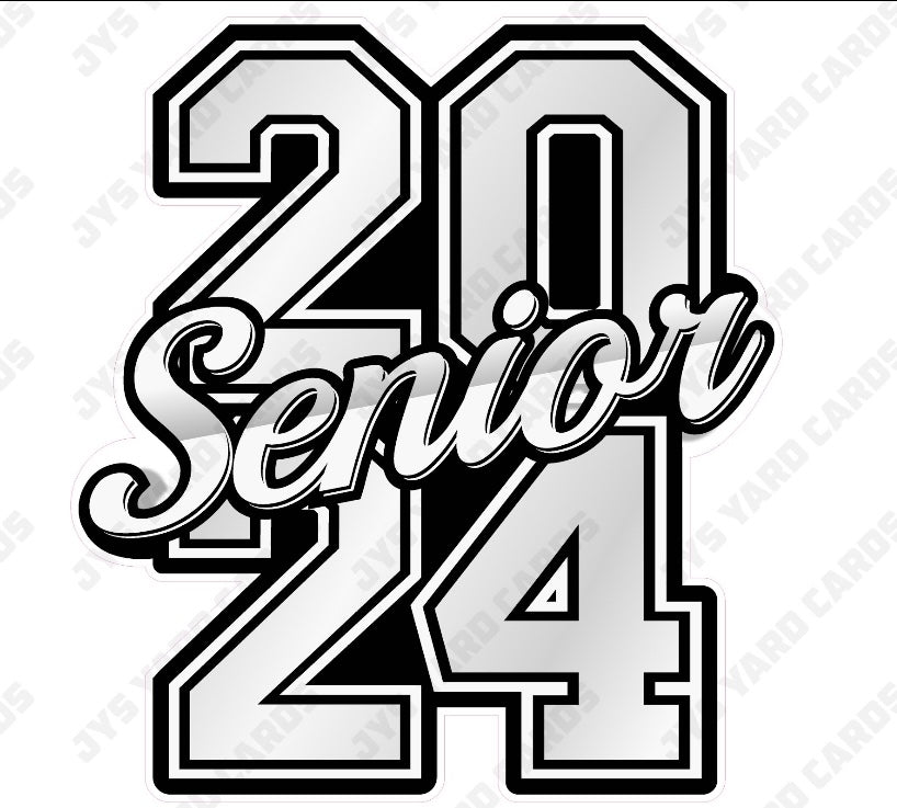 2024 Senior Keepsake: Pick Your Colors - Yard Card Signs by JYS International