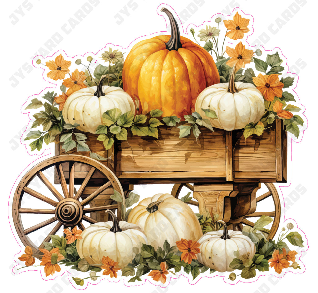 FALL PUMPKINS 2 - Yard Card Signs by JYS International