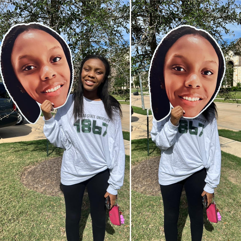 JYS CUSTOM BIG HEADS: SINGLES - Yard Card Signs by JYS International