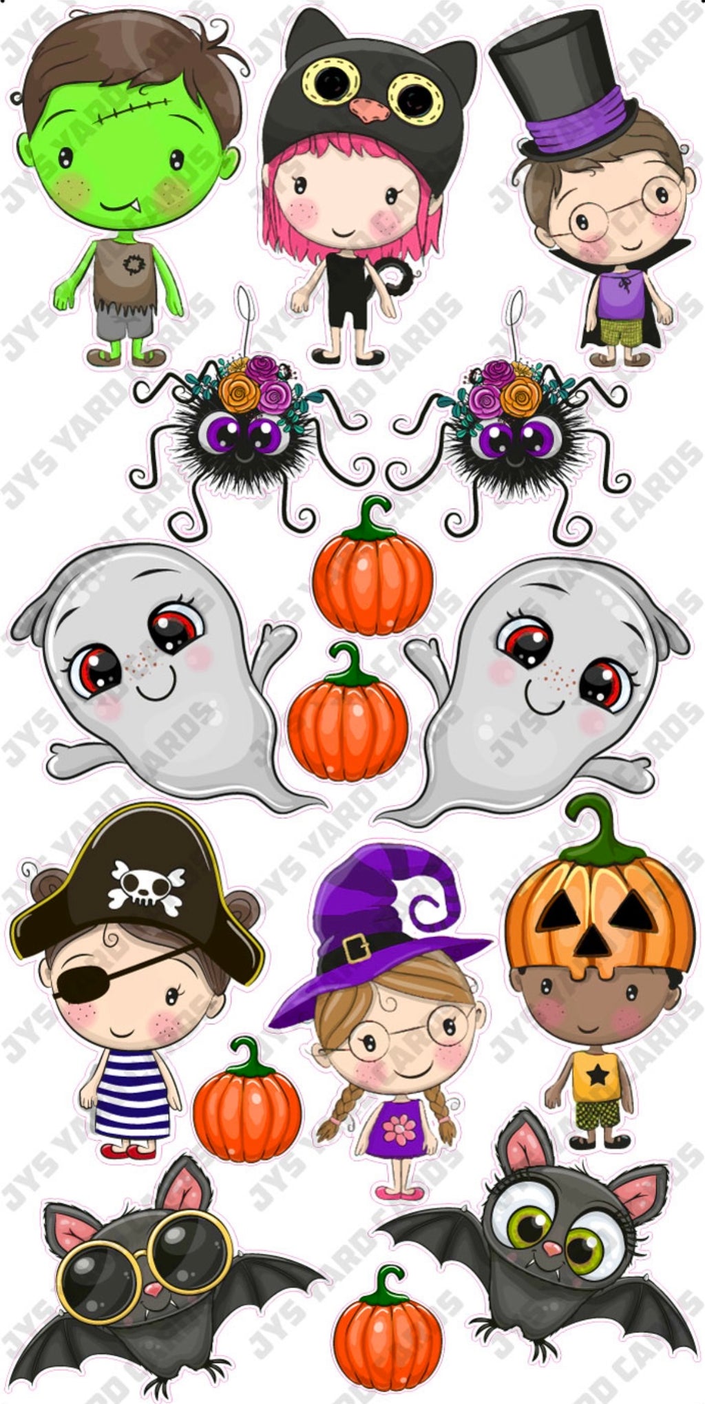 HALLOWEEN KIDS - Yard Card Signs by JYS International