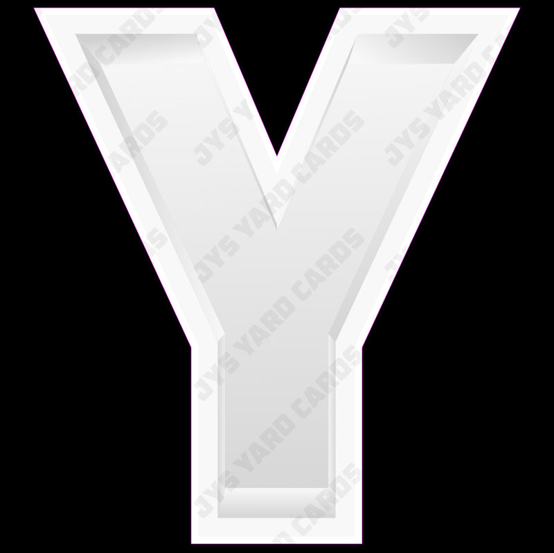 Single Letters: 32” Original Marquee - Yard Card Signs by JYS International