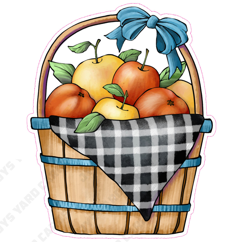 APPLE BASKET - Yard Card Signs by JYS International