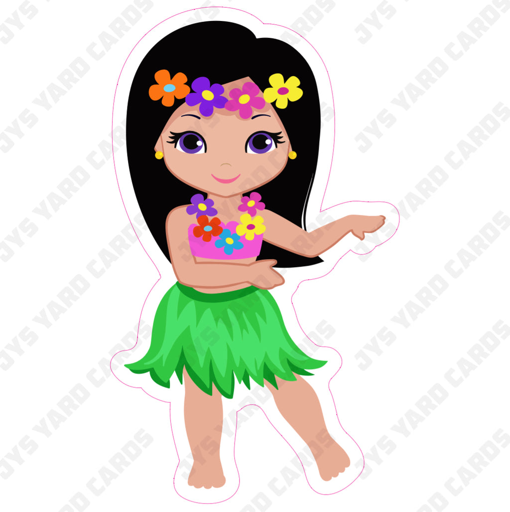 HAWAII GIRL - Yard Card Signs by JYS International