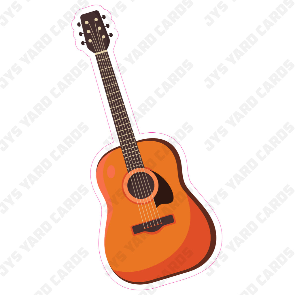 GUITAR 1 - Yard Card Signs by JYS International