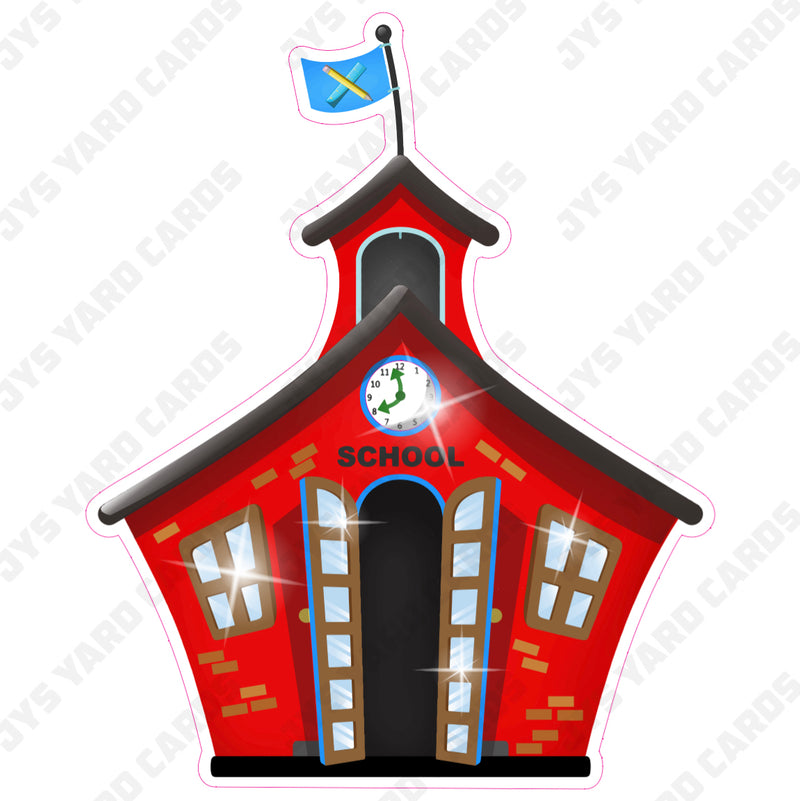 SCHOOL BUILDING - Yard Card Signs by JYS International