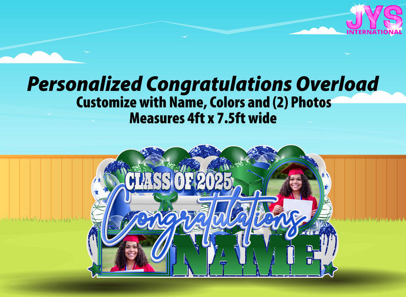 PERSONALIZED GRAD EZ FOLD: 2 SIZE OPTIONS