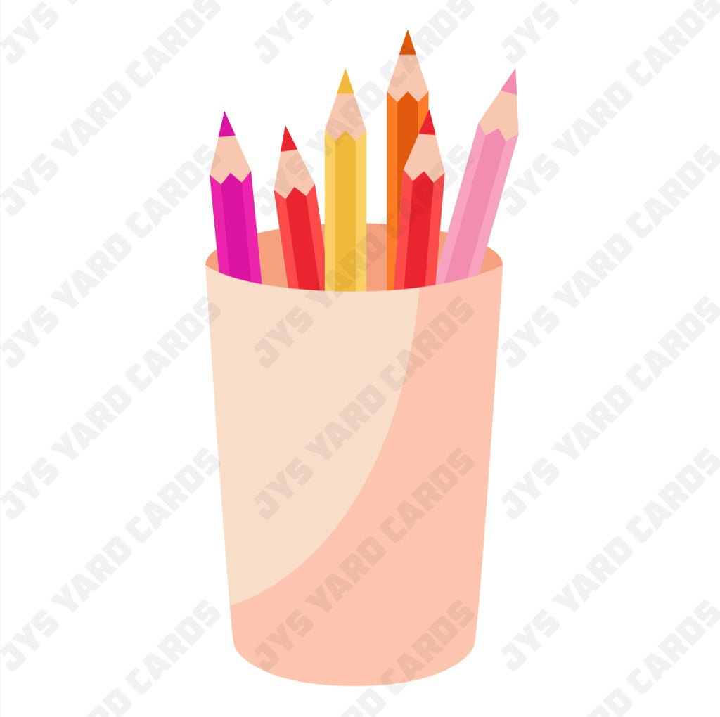 PENCILS - Yard Card Signs by JYS International