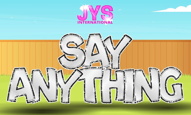 SAY ANYTHING: CUSTOM EZ SET - Yard Card Signs by JYS International