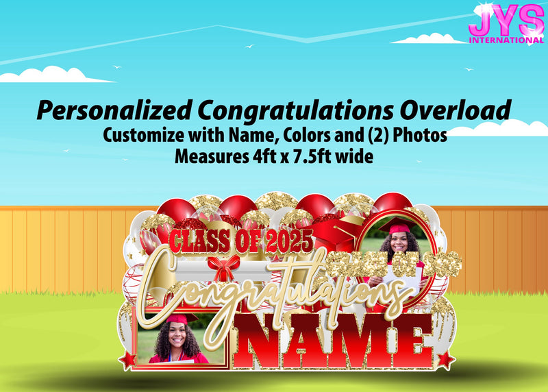 PERSONALIZED GRAD EZ FOLD: 2 SIZE OPTIONS