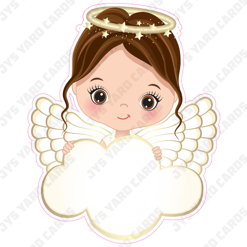 BABY GIRL ANGEL: - Yard Card Signs by JYS International