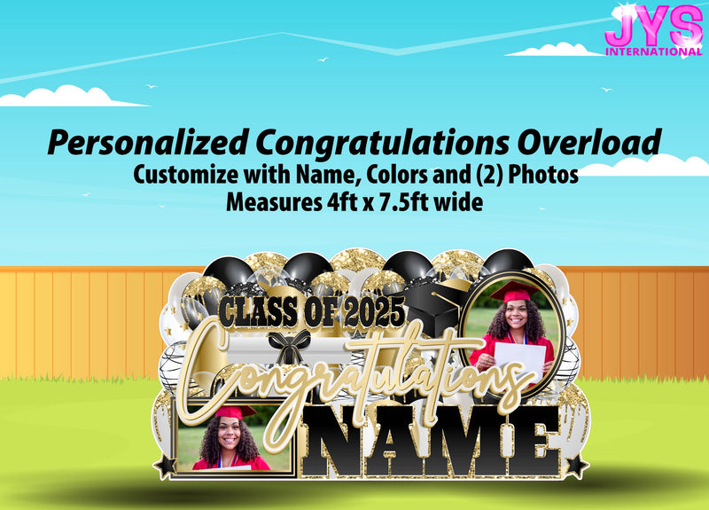 PERSONALIZED GRAD EZ FOLD: 2 SIZE OPTIONS