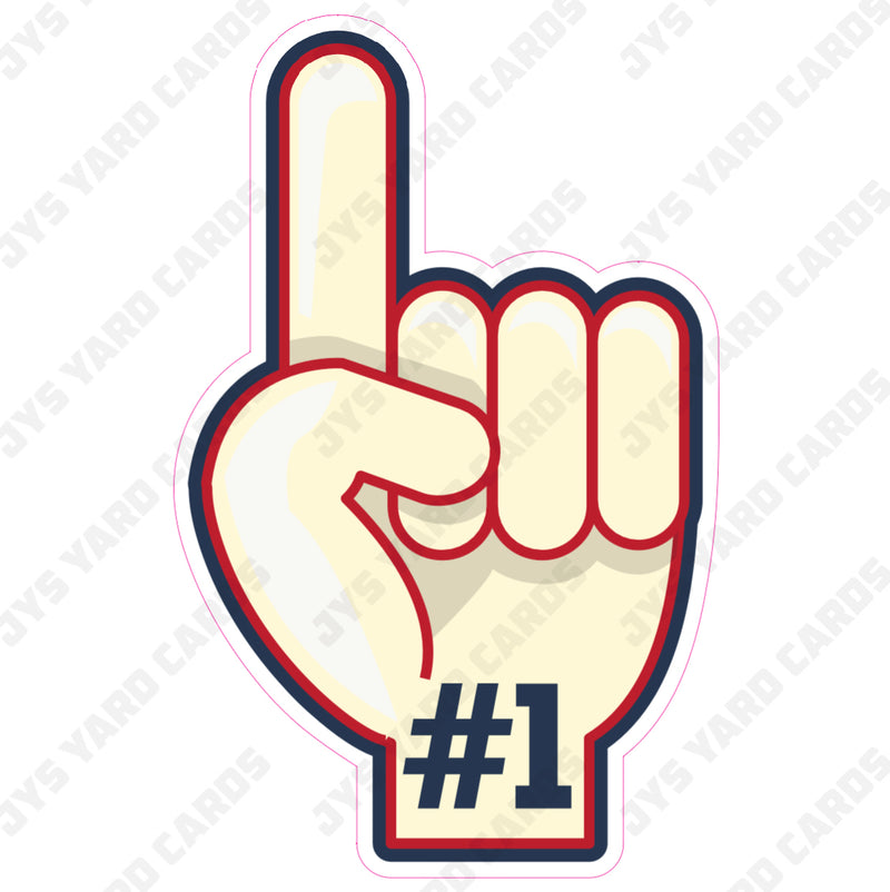 FOAM FINGER - Yard Card Signs by JYS International