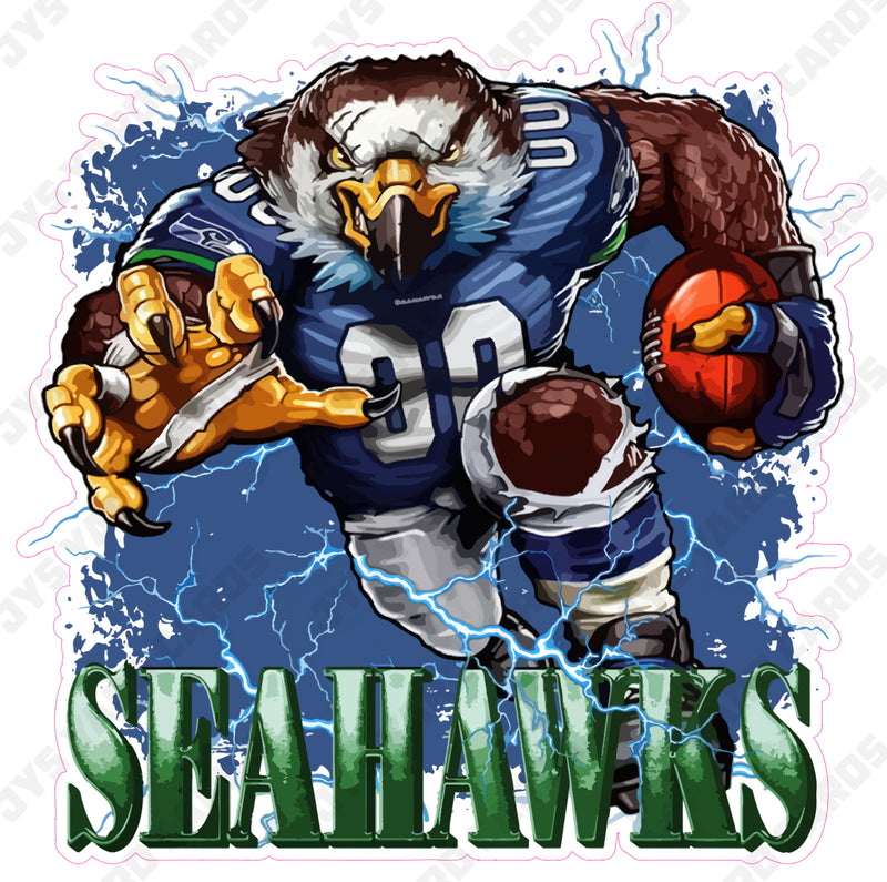 SEAHAWKS MASCOT - Yard Card Signs by JYS International