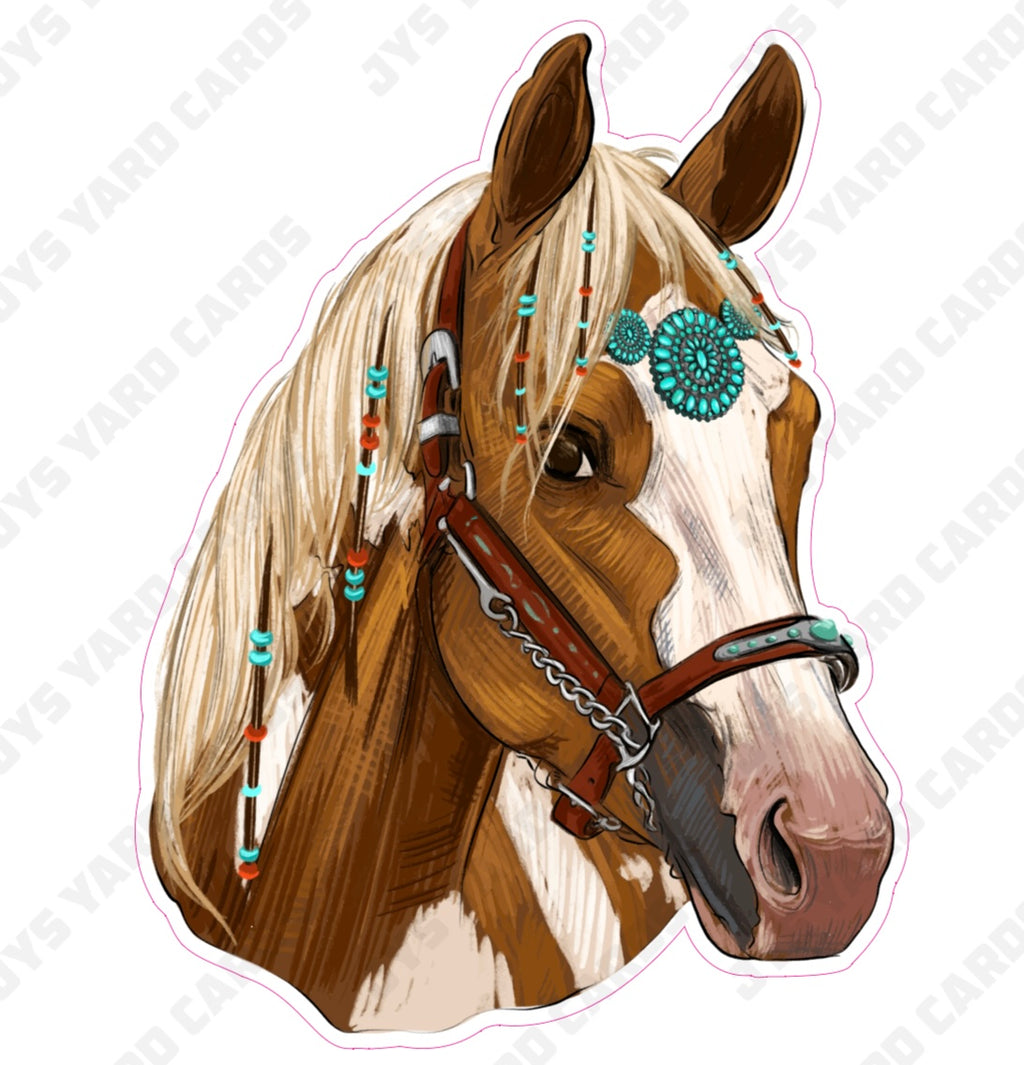 WESTERN HORSE - Yard Card Signs by JYS International