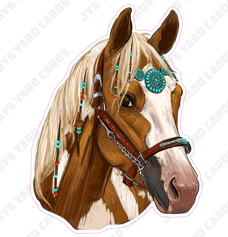 WESTERN HORSE - Yard Card Signs by JYS International