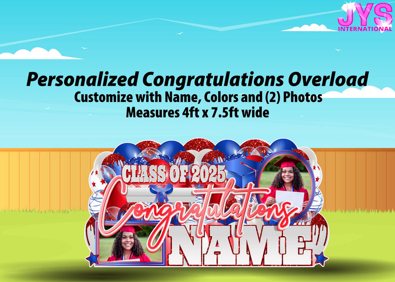 PERSONALIZED GRAD EZ FOLD: 2 SIZE OPTIONS