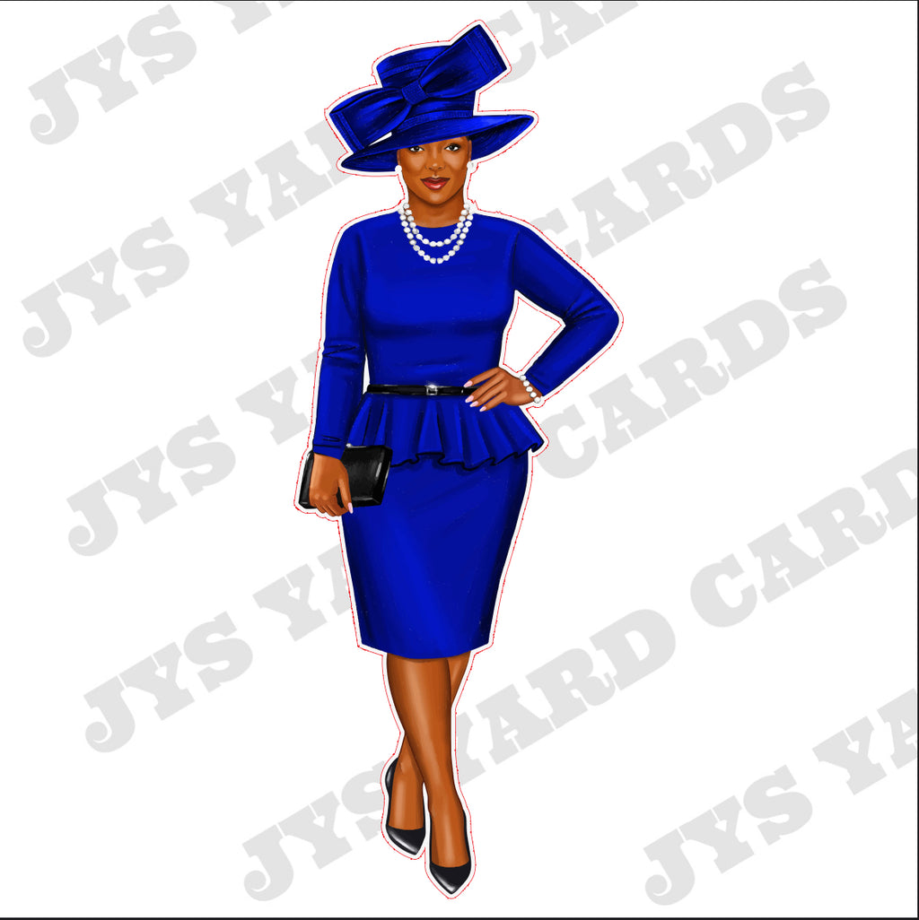 CLASSIC WOMAN: BLUE - Yard Card Signs by JYS International