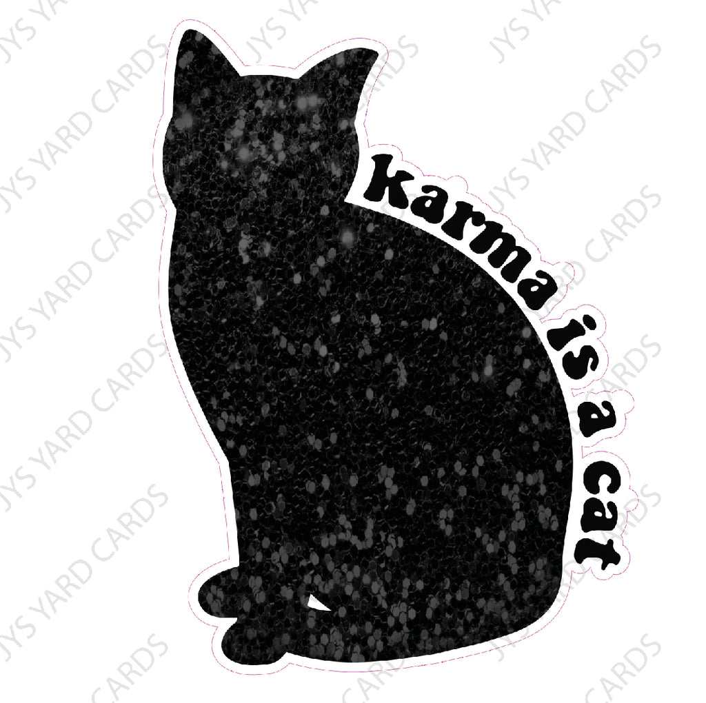 KARMA CAT 1 - Yard Card Signs by JYS International