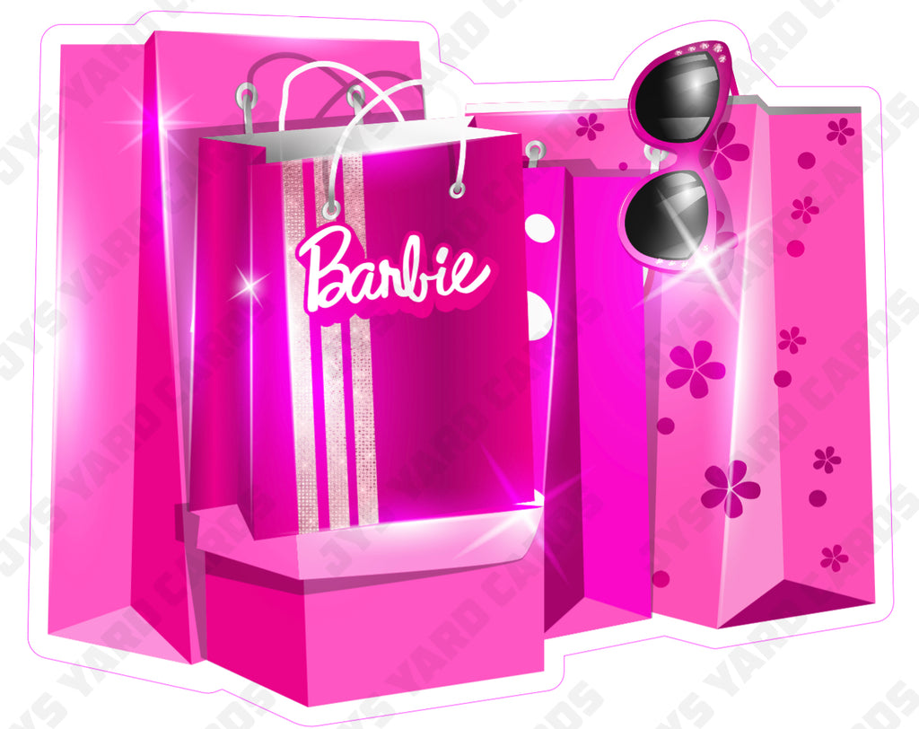 BARBIE SHOPPING THEME - Yard Card Signs by JYS International