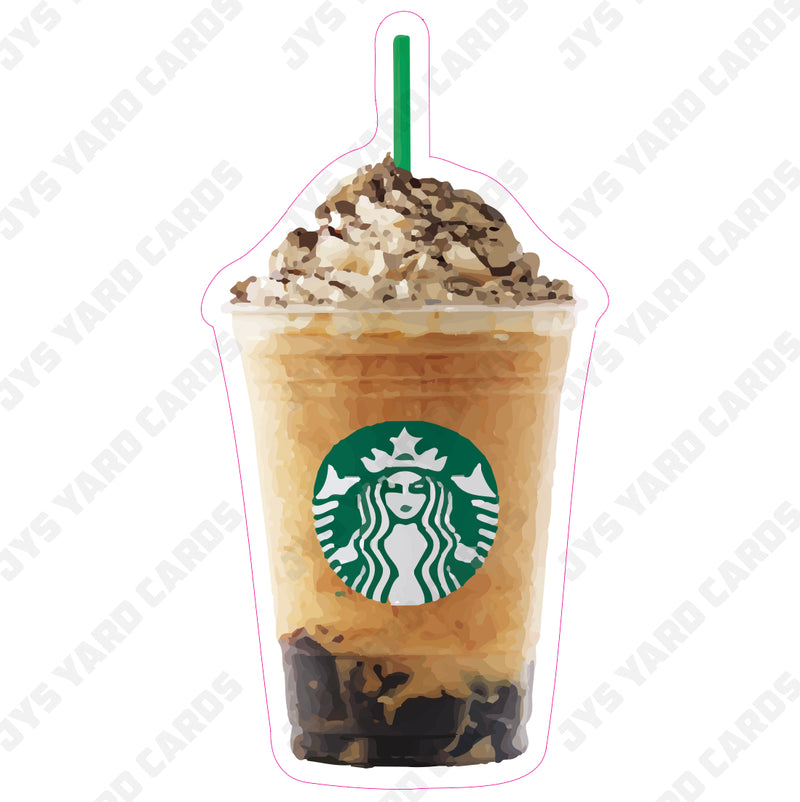 STARBUCKS TRIPLE MOCHA - Yard Card Signs by JYS International