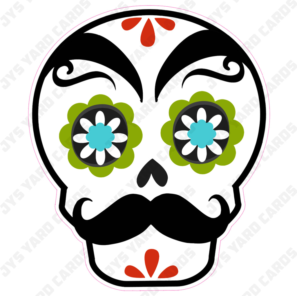 SKULL 3 - Yard Card Signs by JYS International